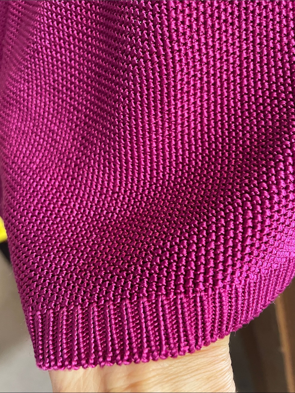 Women’s Knit Tank Top - Raspberry - Picture 3 of 4